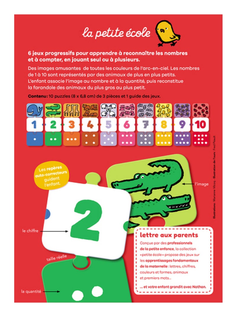 Jeu éducatif Les chiffres Multicolore - Kiabi