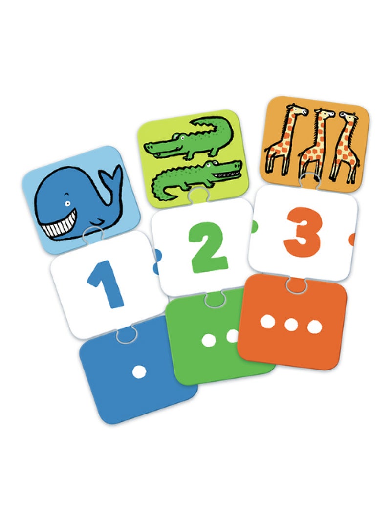 Jeu éducatif Les chiffres Multicolore - Kiabi