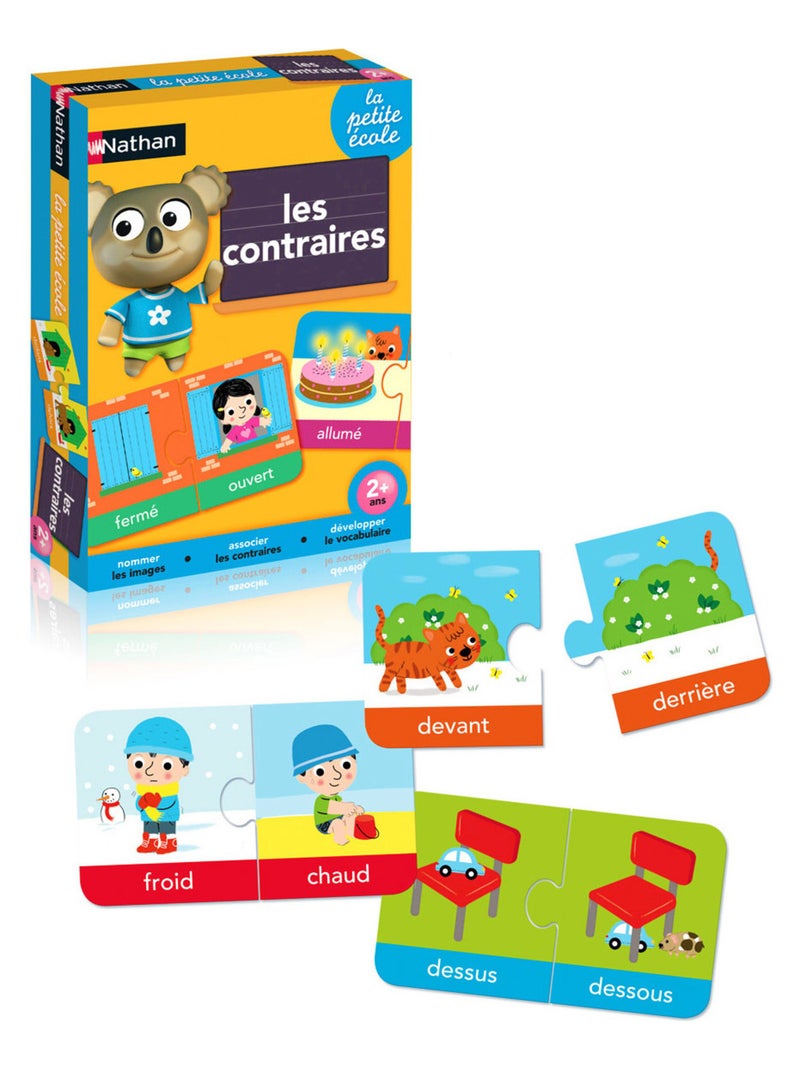 Jeu éducatif Les contraires (24 pièces) N/A - Kiabi