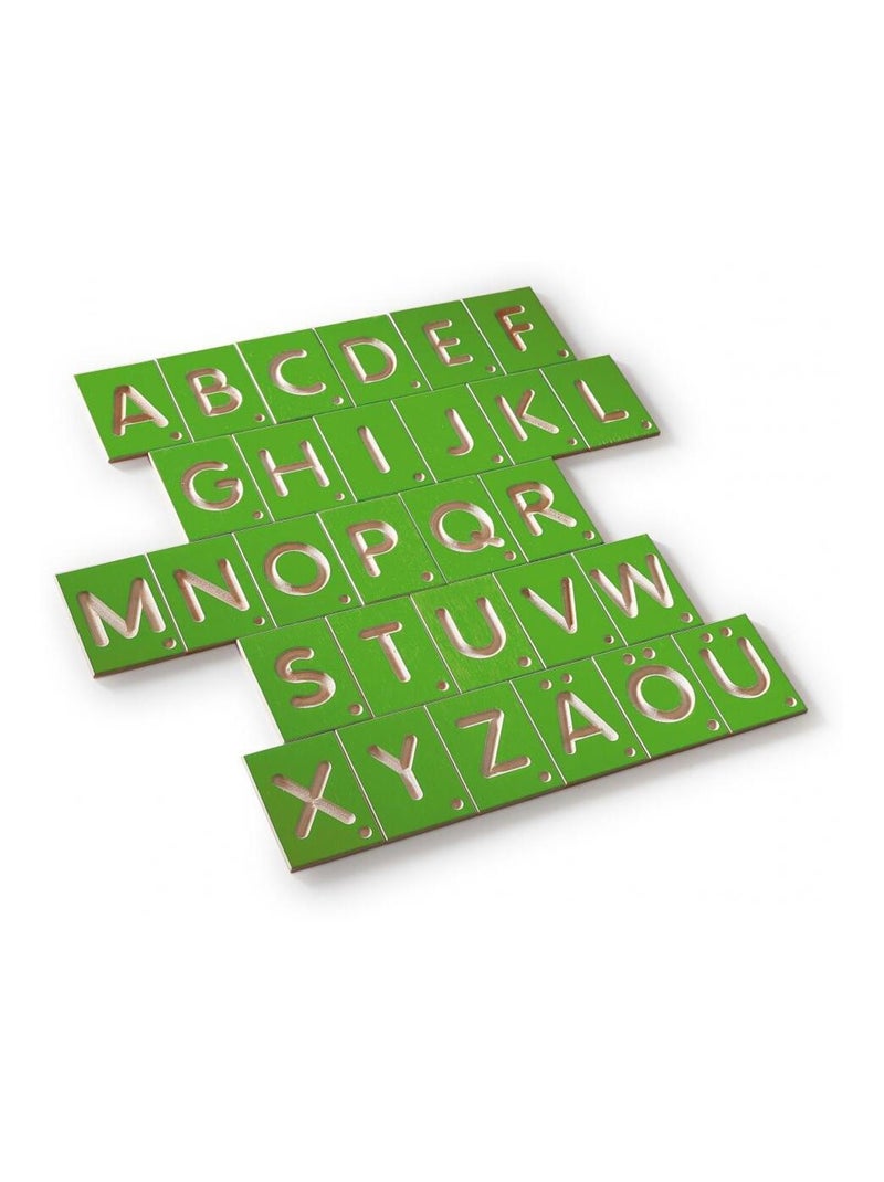 Jeu éducatif Lettres Majuscules Vert - Kiabi