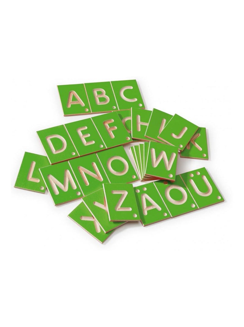 Jeu éducatif Lettres Majuscules Vert - Kiabi