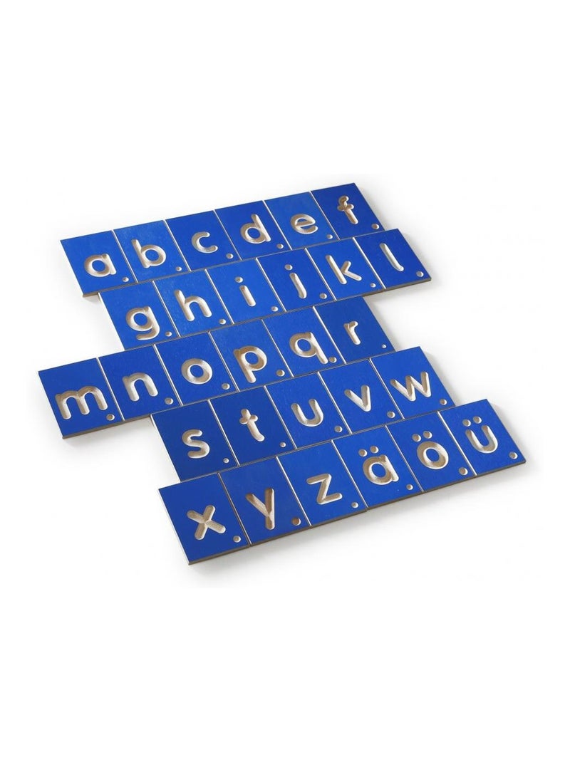 Jeu éducatif Lettres Minuscules Bleu - Kiabi