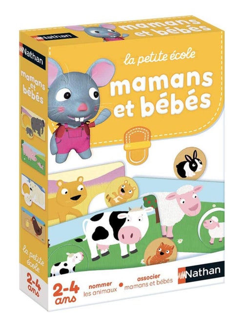Jeu éducatif Mamans et bébés (24 pièces) - Kiabi