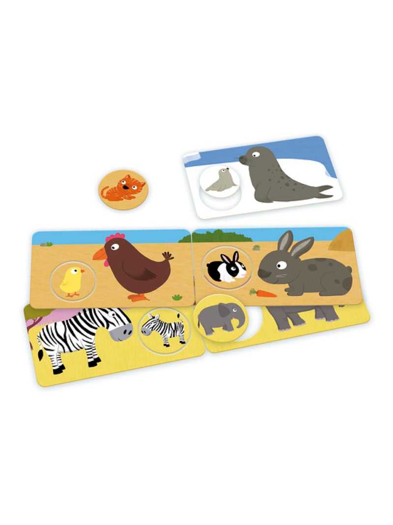 Jeu éducatif Mamans et bébés (24 pièces) N/A - Kiabi