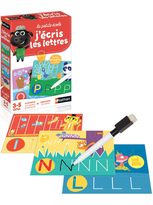 Jeu Éducatif Petit École J'écris Les Lettres - Kiabi