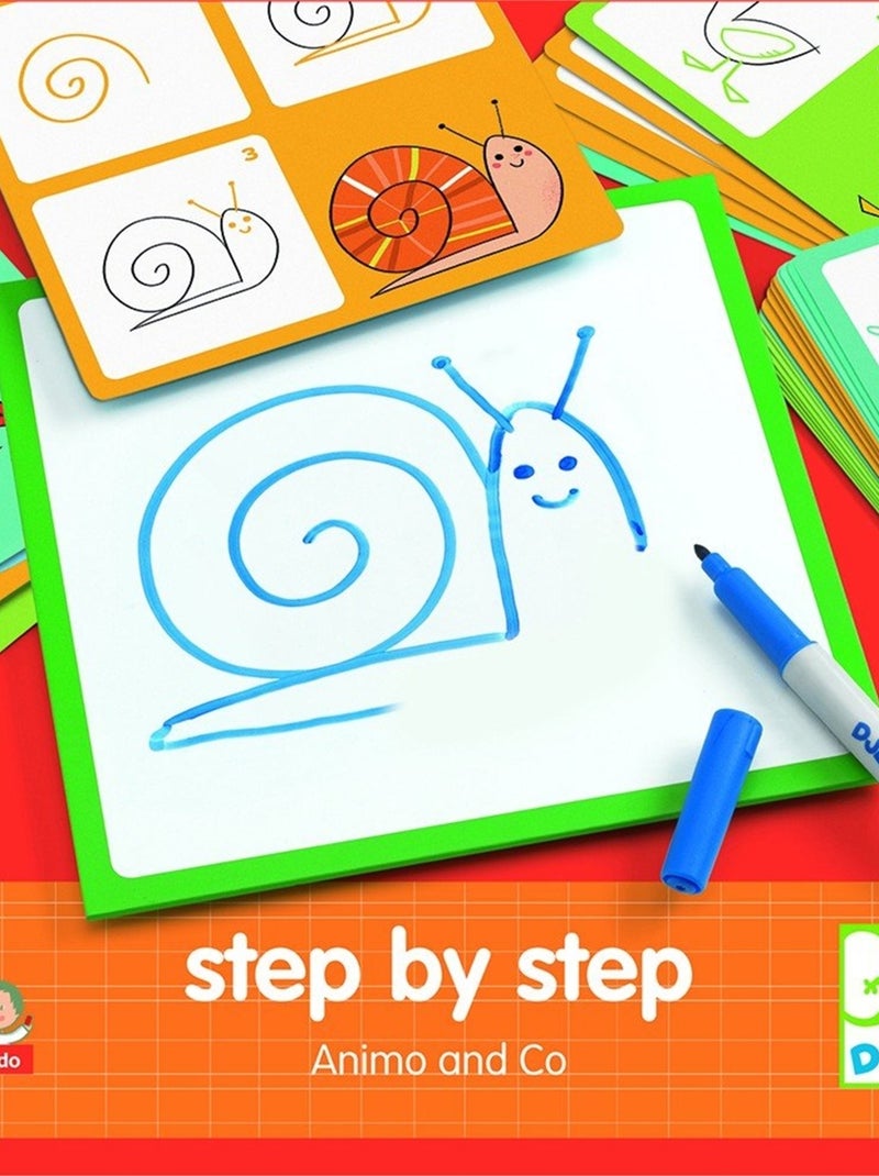 Jeu éducatif Step by step Animals and Co Multicolore - Kiabi