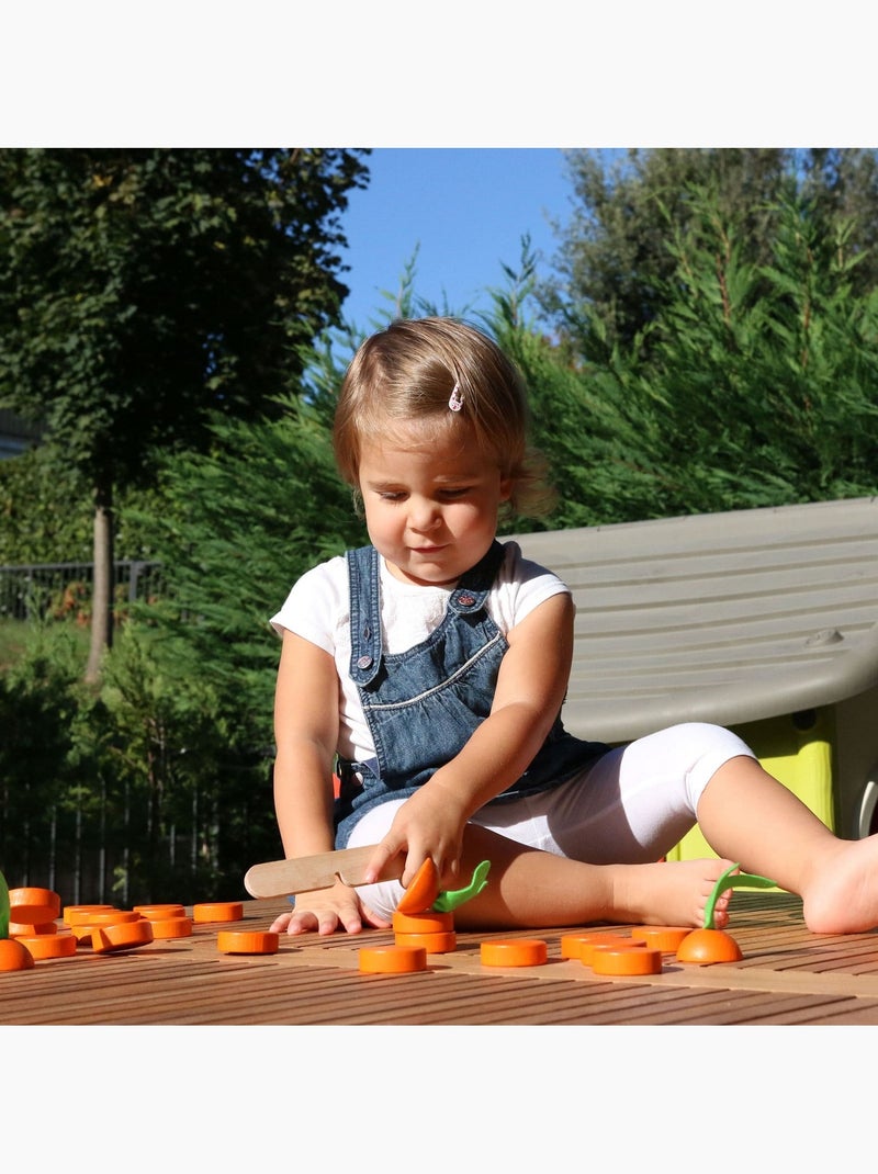 Jeu en bois Coupe la carotte Orange - Kiabi