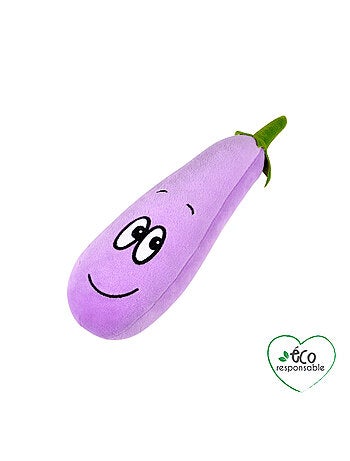 Jeu en peluche aubergine pour chien