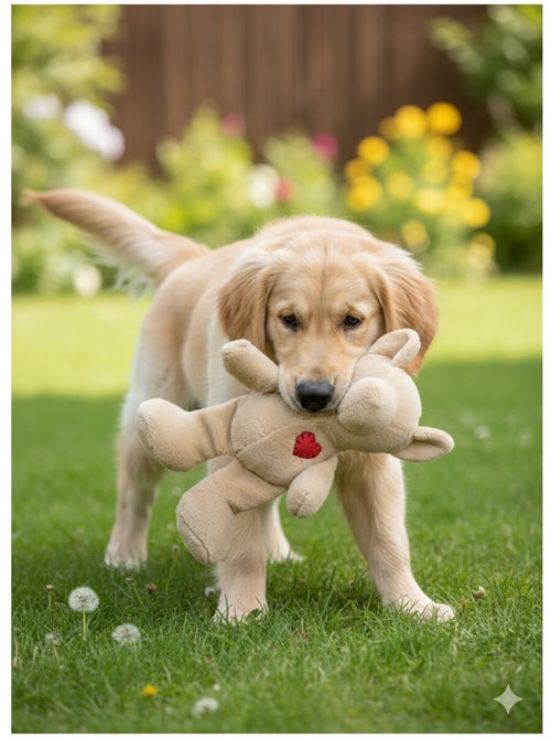 Jeu en peluche Ourson avec un coeur - Kiabi