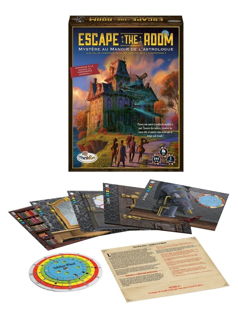 Jeu Escape The Room : Mystère au manoir de l'astrologue Multicolore - Kiabi
