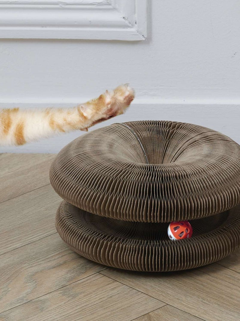 Jeu griffoir 2 en 1 pour chat Marron - Kiabi