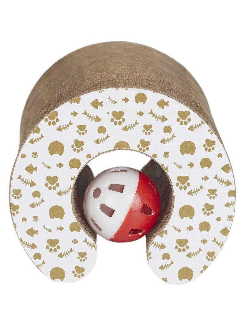 Jeu griffoir 2 en 1 pour chat Marron - Kiabi