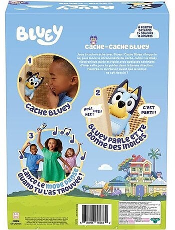 Jeu interactif - Figurine électronique sonore cache-cache - BLUEY