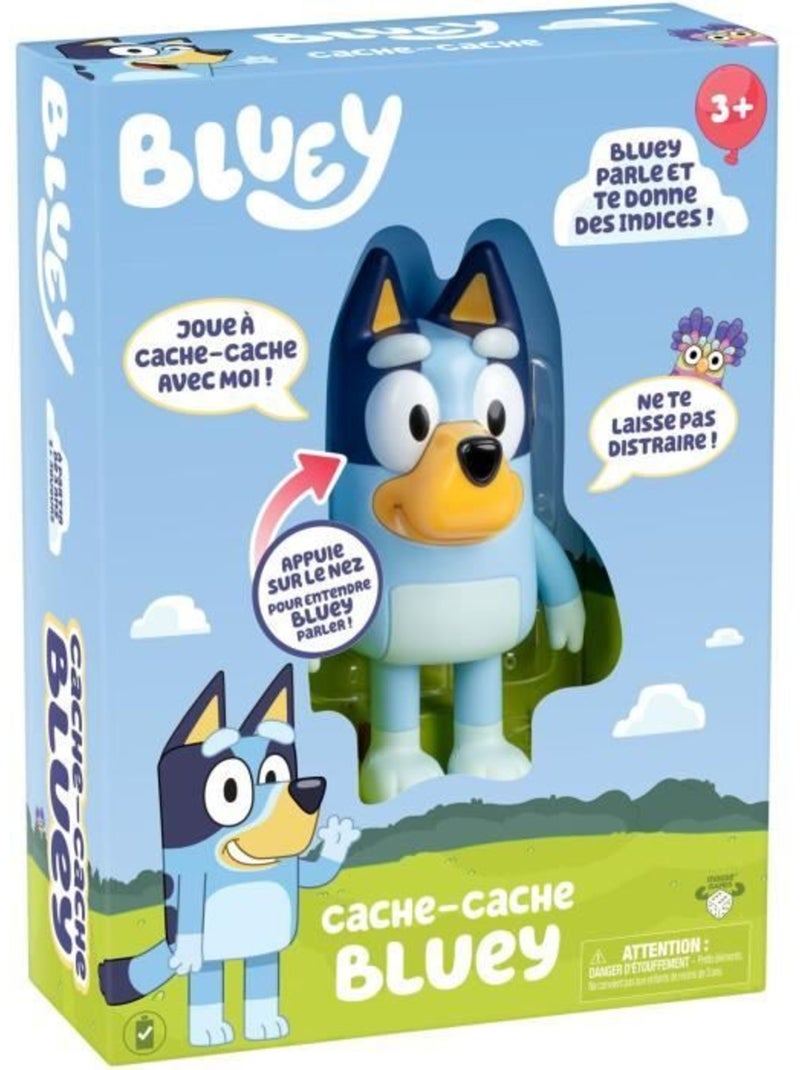 Jeu interactif - Figurine électronique sonore cache-cache - BLUEY Bleu - Kiabi