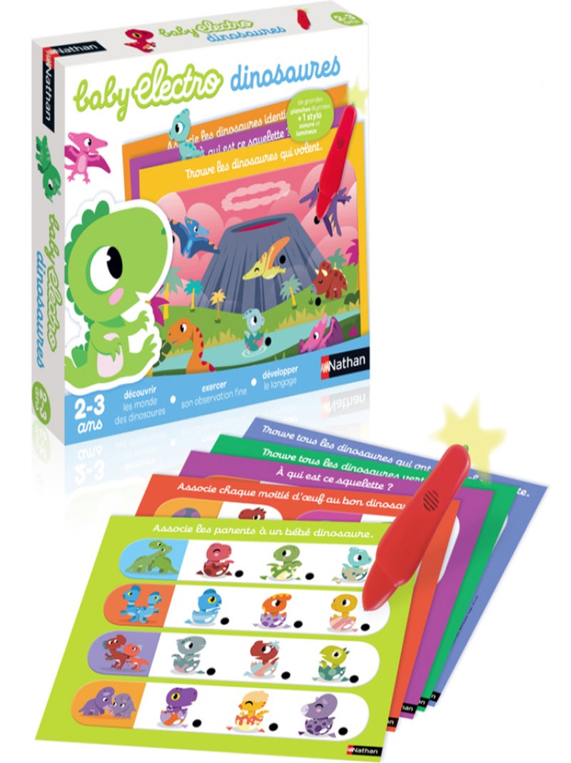 Jeu interactif Électro les dinosaures N/A - Kiabi