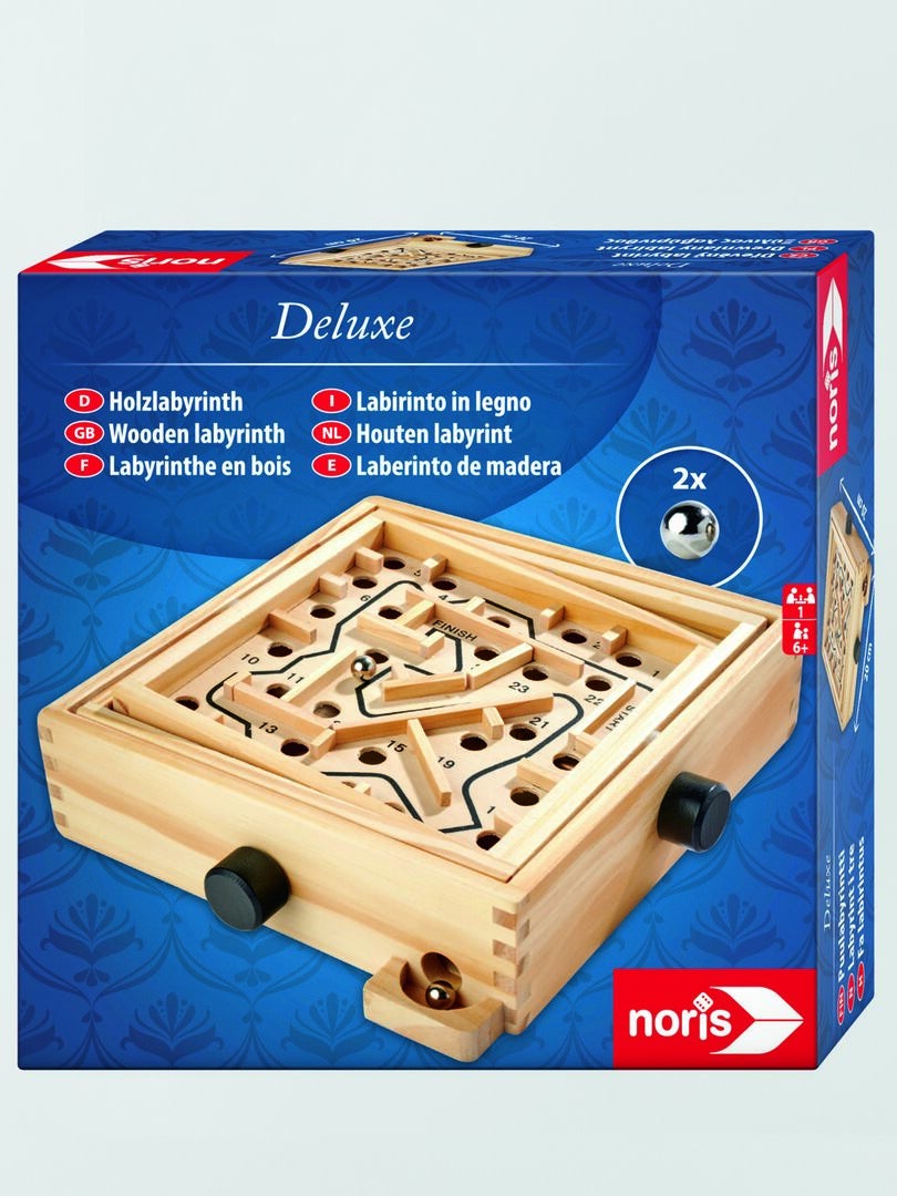 Coffret Labyrinthe Logica - Casse-tête Bois Léonard De Vinci | Difficulté 5/6 - Mécanisme Secret
