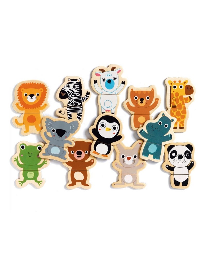 Jeu magnétique bois "coucou" Multicolore - Kiabi