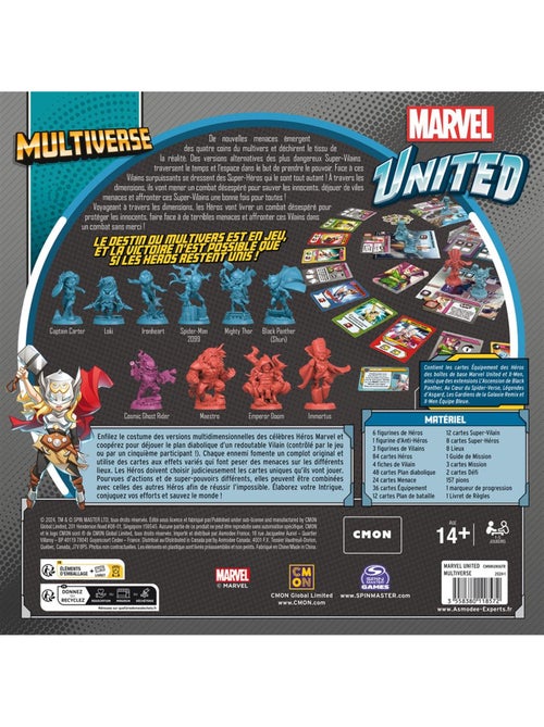 Jeu Marvel United Multiverse - Kiabi
