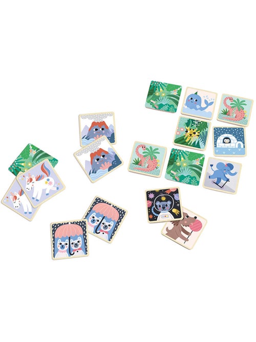 Jeu Mémo imagier Michelle Carlslund - Kiabi