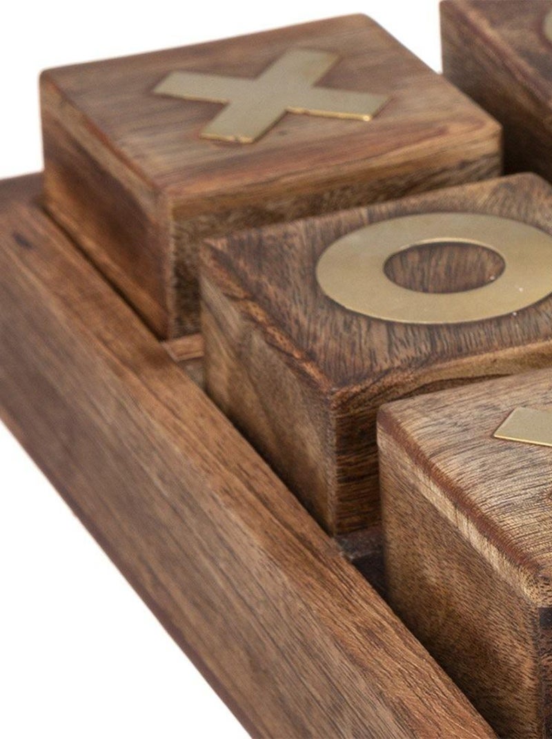 Jeu morpion bois 23x23 N/A - Kiabi