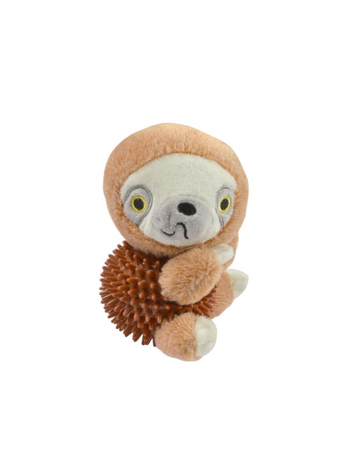 Jeu peluche balle sonore Paresseux pour chien - Kiabi