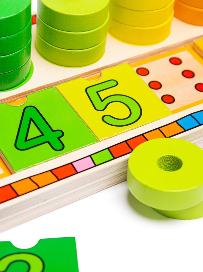 Jeu pour apprendre à compter Beige - Kiabi
