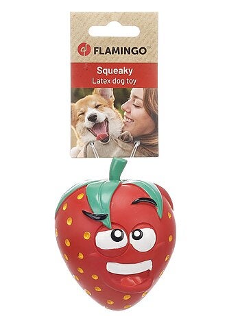 Jeu pour chien fruco la fraise sonore