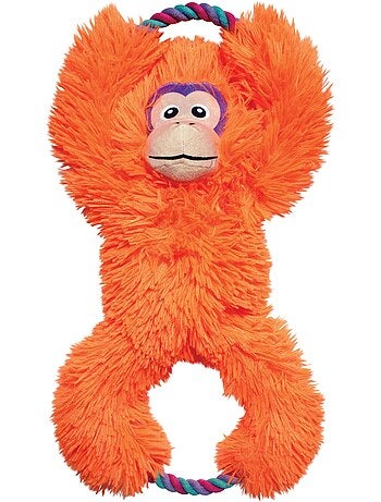 Jeu pour chien tuggz singe orange
