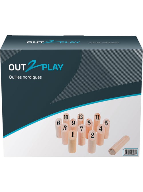 Jeu Quilles Nordique Bois - Out2Play - Kiabi