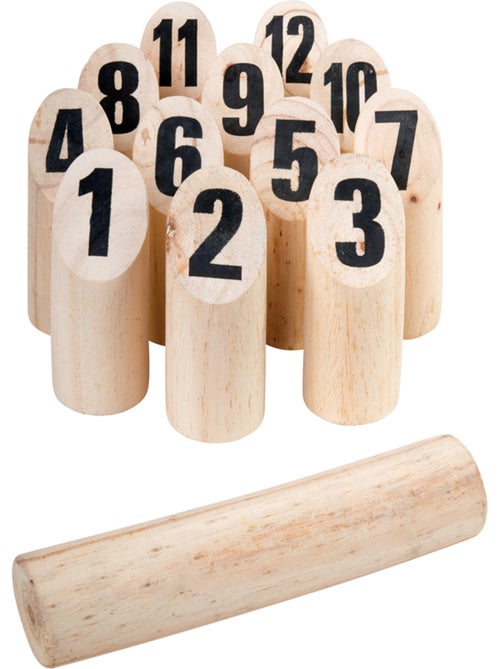 Jeu Quilles Nordique Bois - Out2Play - Kiabi