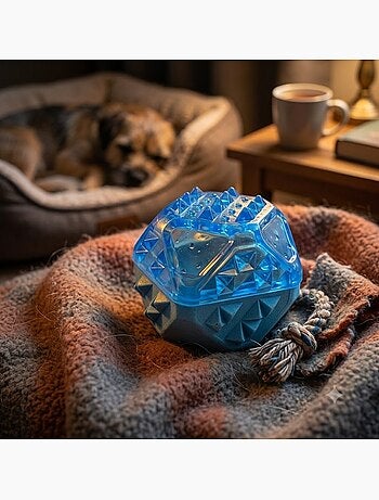 Jeu rafraîchissant balle pour chien