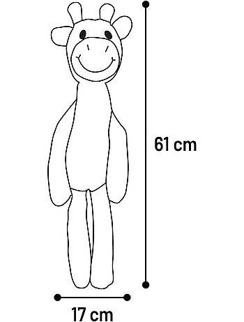 Jeu sonore pour chien garfa la girafe en peluche