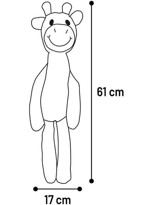 Jeu sonore pour chien Garfa la Girafe en peluche - Kiabi
