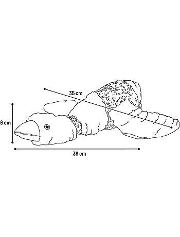 Jeu sonore pour chien rosette le canard en peluche