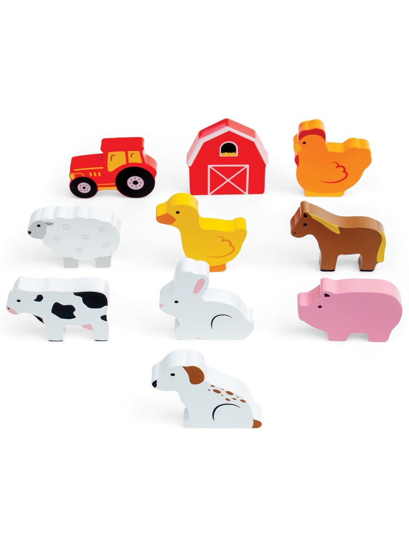 Jeu touche et trouve de la ferme Beige - Kiabi