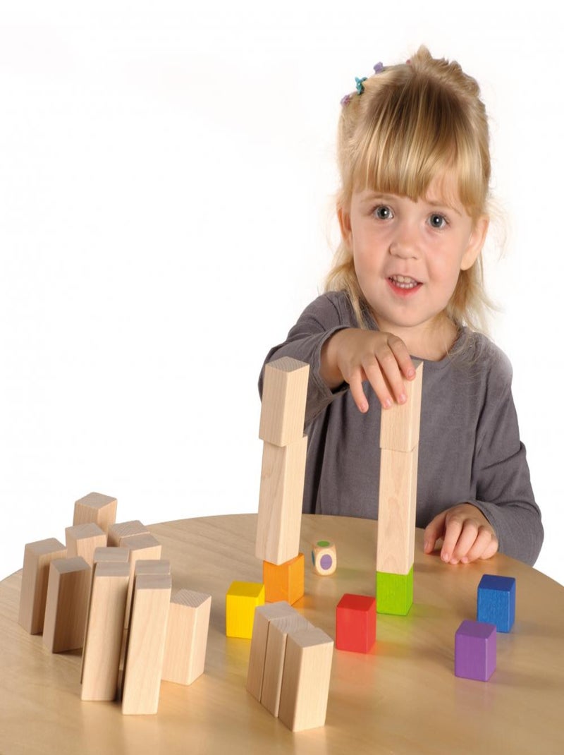Jeu Tricky Blocks Beige - Kiabi