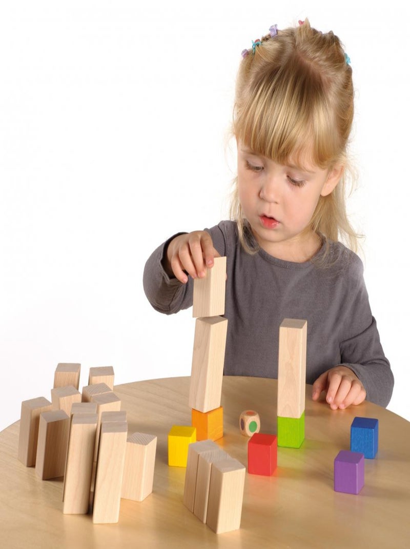 Jeu Tricky Blocks Beige - Kiabi