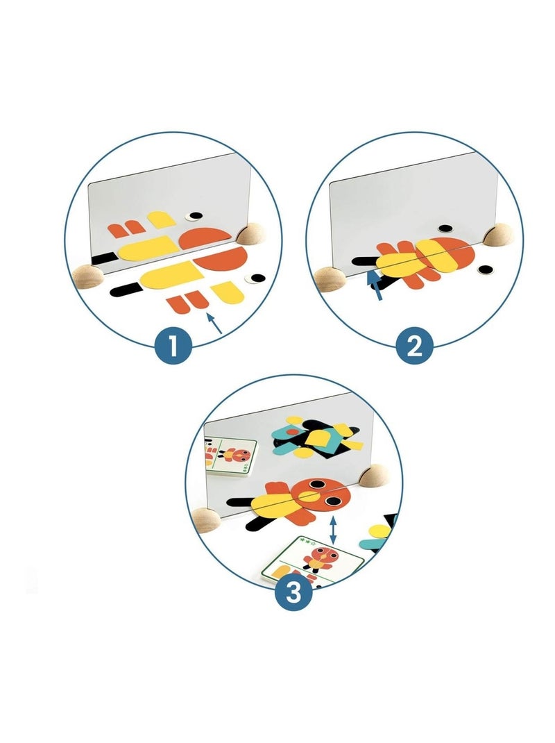 Jeu Ze Mirror Animals Multicolore - Kiabi