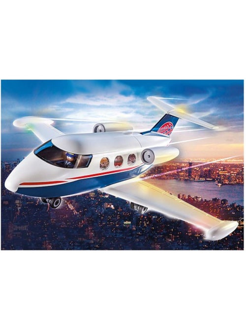 Jeux de construction - playmobil - jet prive 70533 - blanc et bleu - a partir de 4 ans - plastique - Kiabi