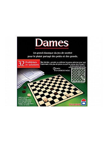 Jeux De Dames - Plateau Série Noire - Dujardin