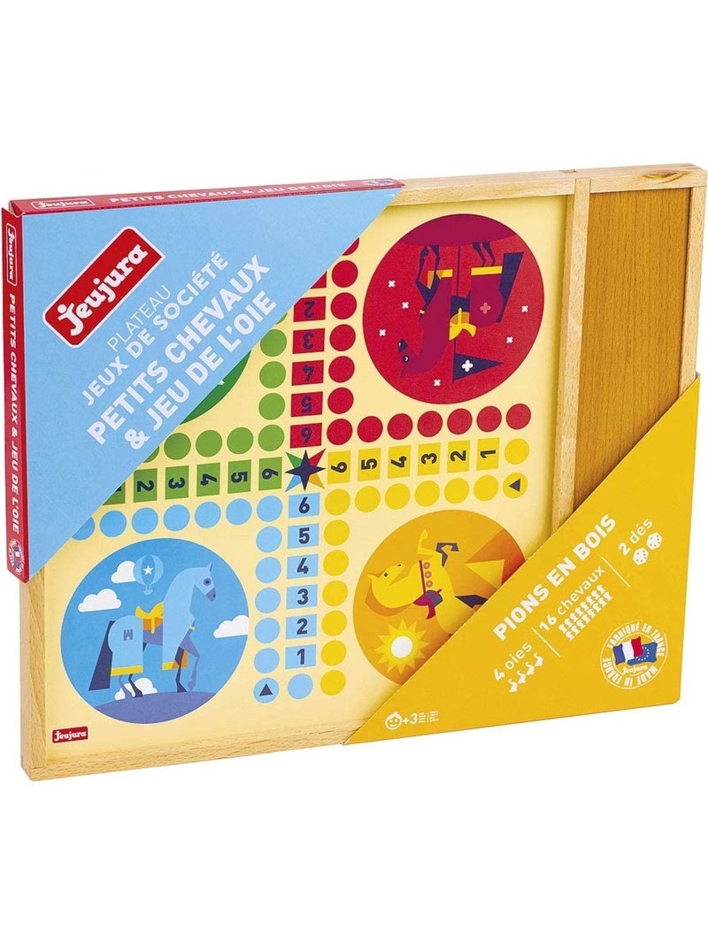Jeux de l'oie et petits chevaux Beige - Kiabi
