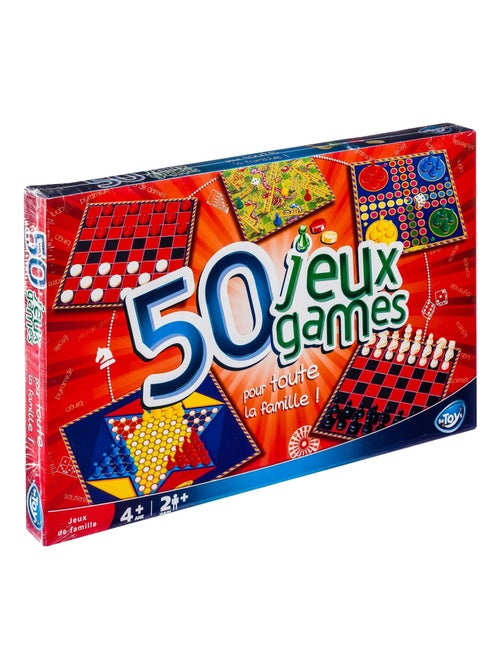 Jeux de société - Boîte de 50 jeux - Kiabi