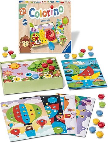 Jeux éducatif en bois colorino