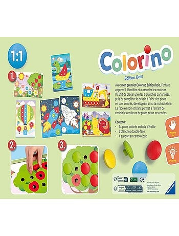 Jeux éducatif en bois colorino
