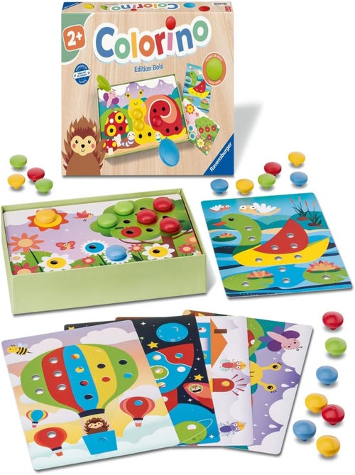 Jeux éducatif en bois Colorino - Kiabi