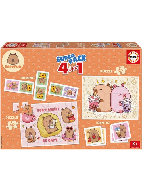 Jeux éducatifs - superpack capybara - Kiabi Jeux éducatifs - superpack capybara - Kiabi