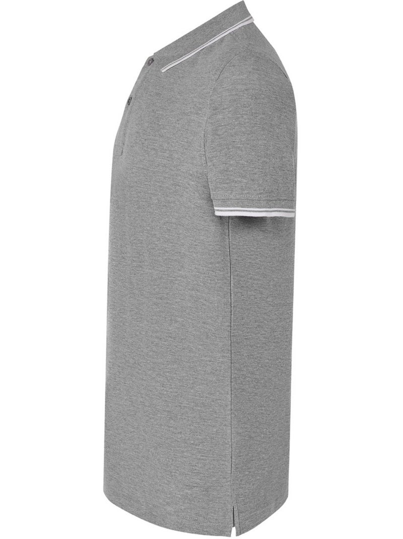JHK - Polo Gris chiné - Kiabi