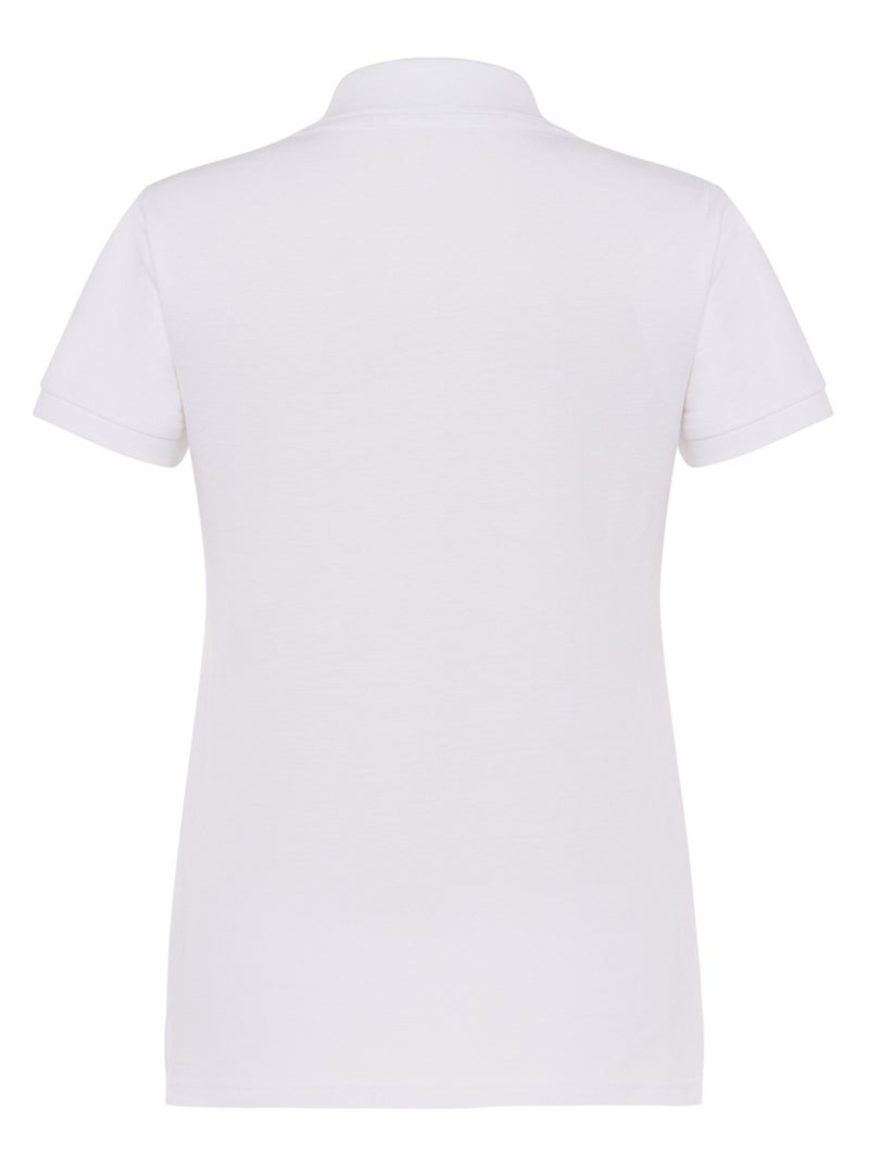 JHK - Polo motif/style uni Blanc - Kiabi