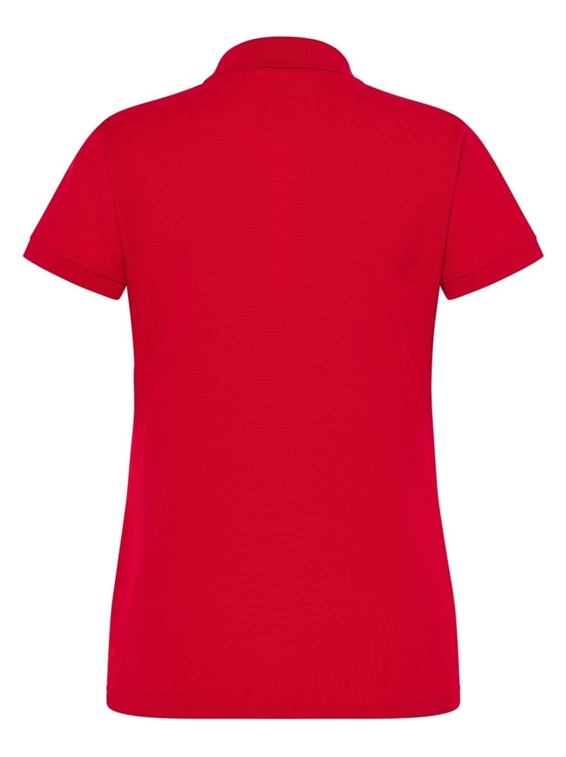 JHK - Polo motif/style uni Rouge - Kiabi