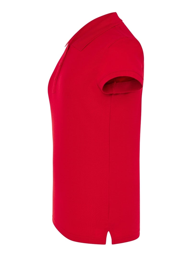 JHK - Polo motif/style uni Rouge - Kiabi